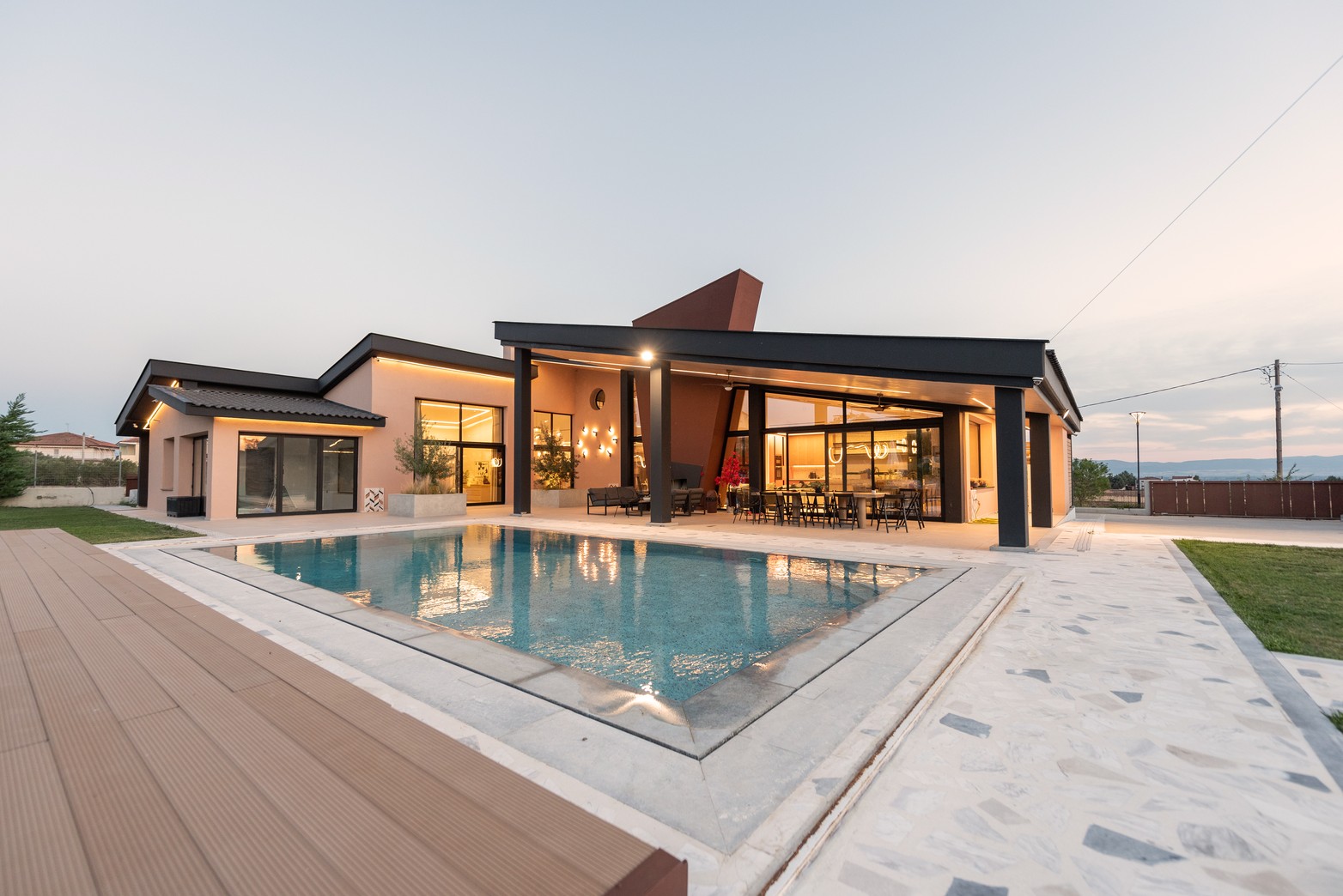 Πολυτελής Νεόδμητη Μονοκατοικία – Ειδικός Σχεδιασμός & Υψηλές Προδιαγραφές • Σέρρες • 72